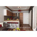 Turkey Manufacture Kitchen Cabinet,Horizontal Industrial Oak veneered door, Pantry Cabinet